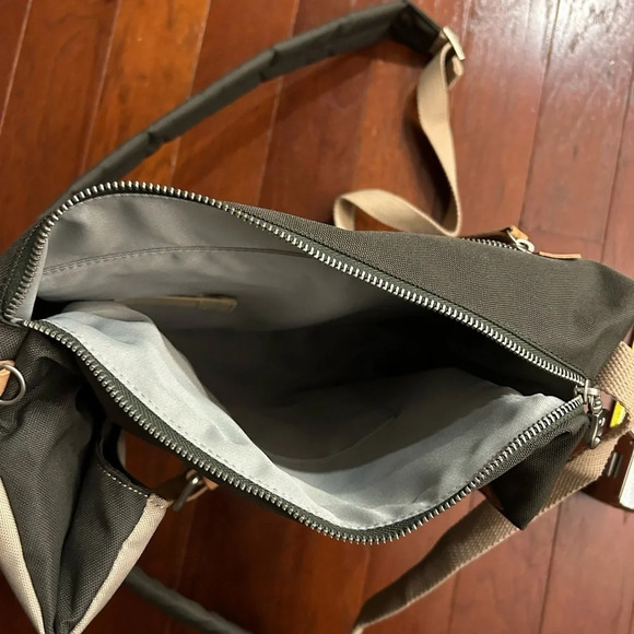 New Laptop Backpack leather trimmed thick canvas water resistance foldable main image 10